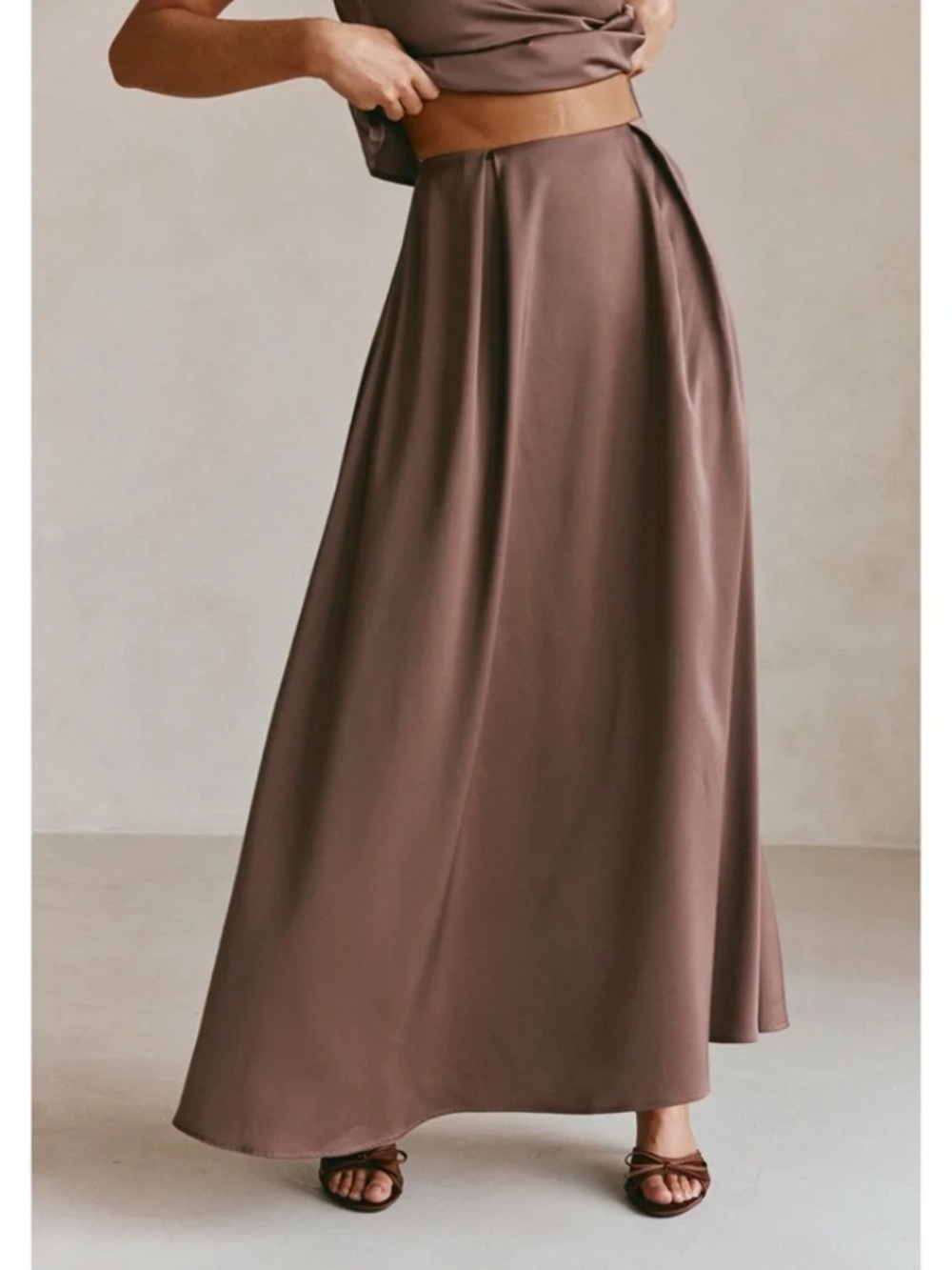 NWT Sabo Hailey Skirt - Chocolate XL